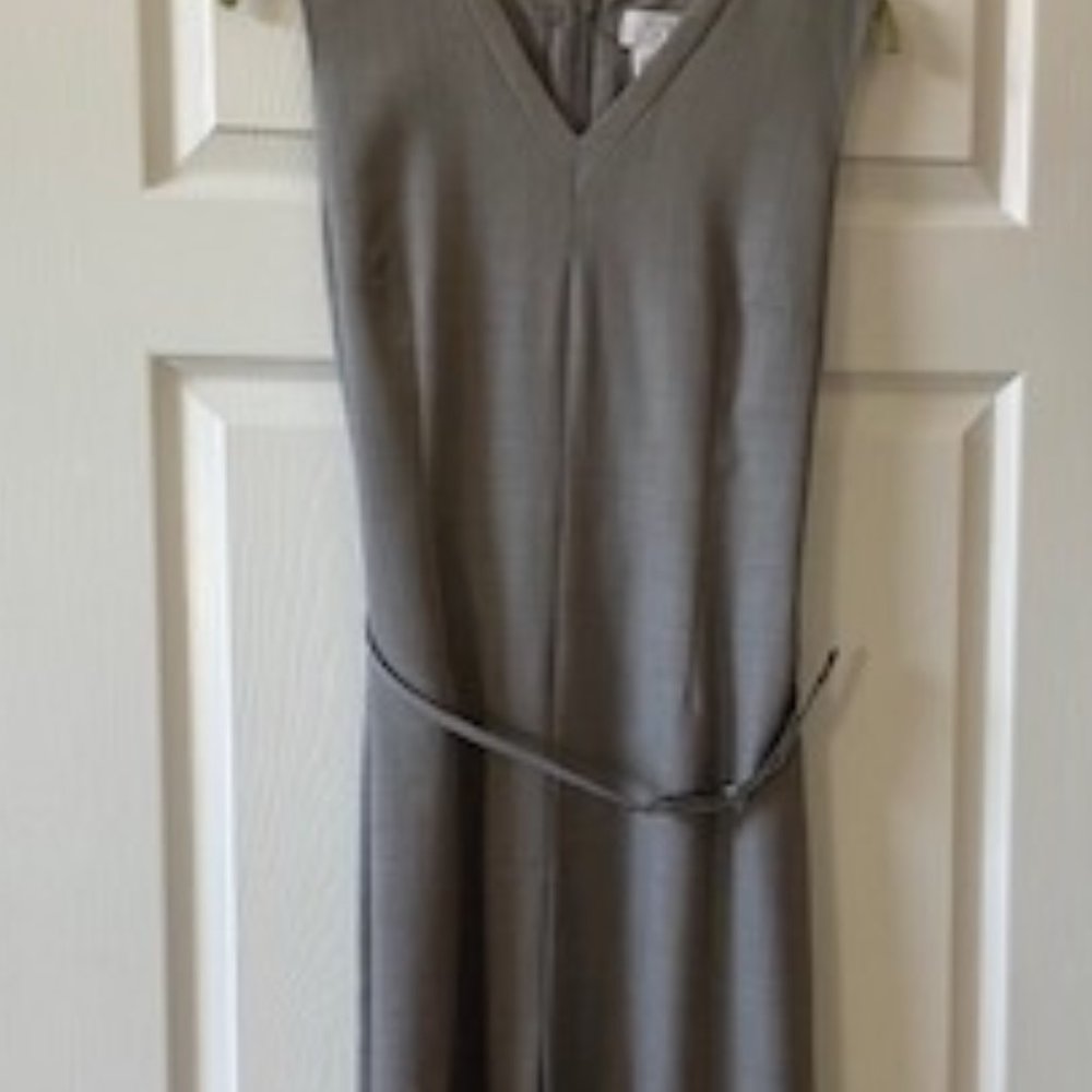 ANN TAYLOR LOFT WOOL JUMPER in Cool Gray Sz 10